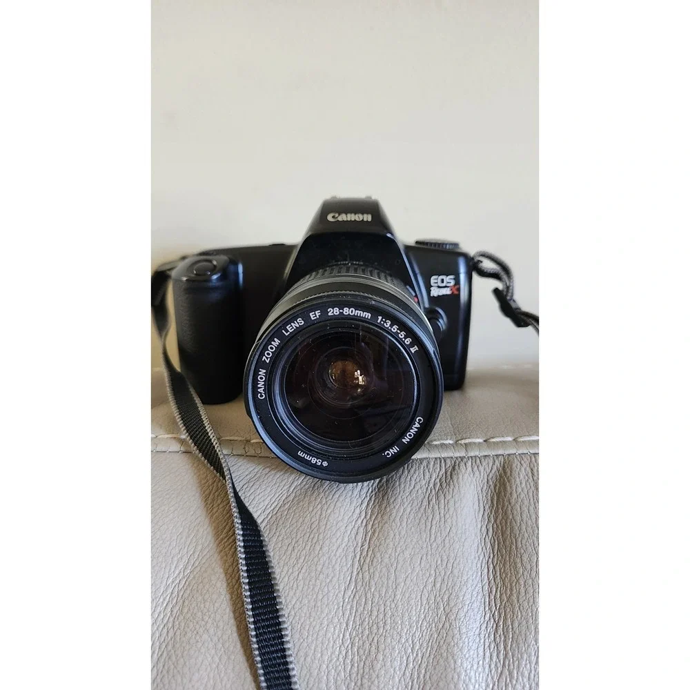 Canon EOS Rebel X 35mm Film Camera W/ Sigma 28-80 Lens & Speedlite 200E And Bag. - Picture 5 of 16